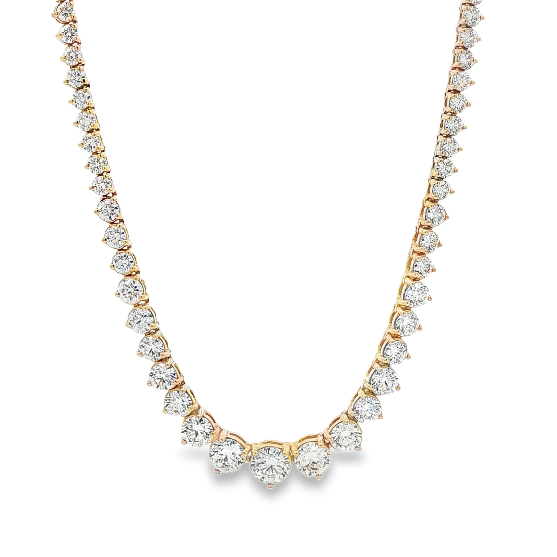 10 CTW Diamond Riviera Necklace