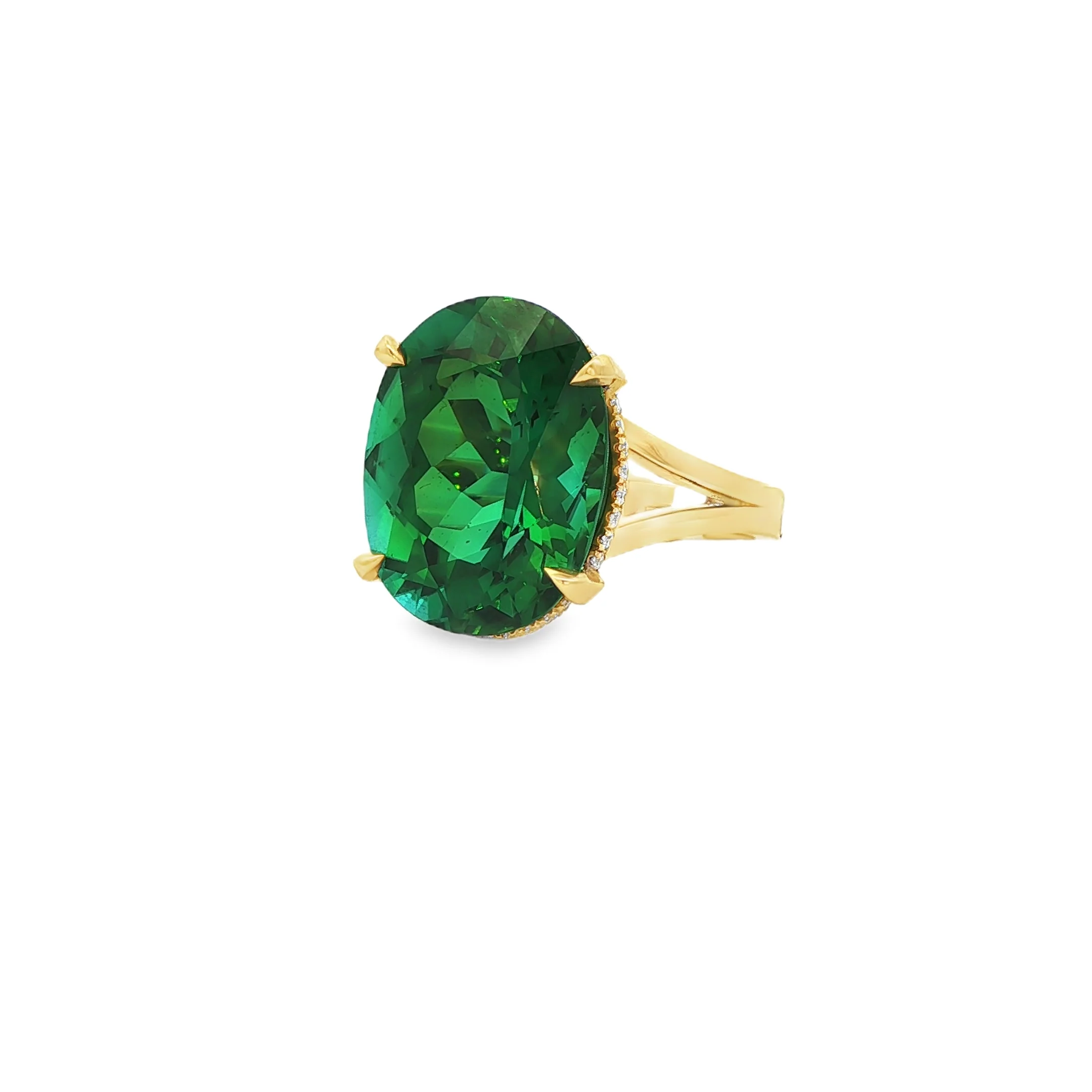 12.51 CTW Paraiba Ring