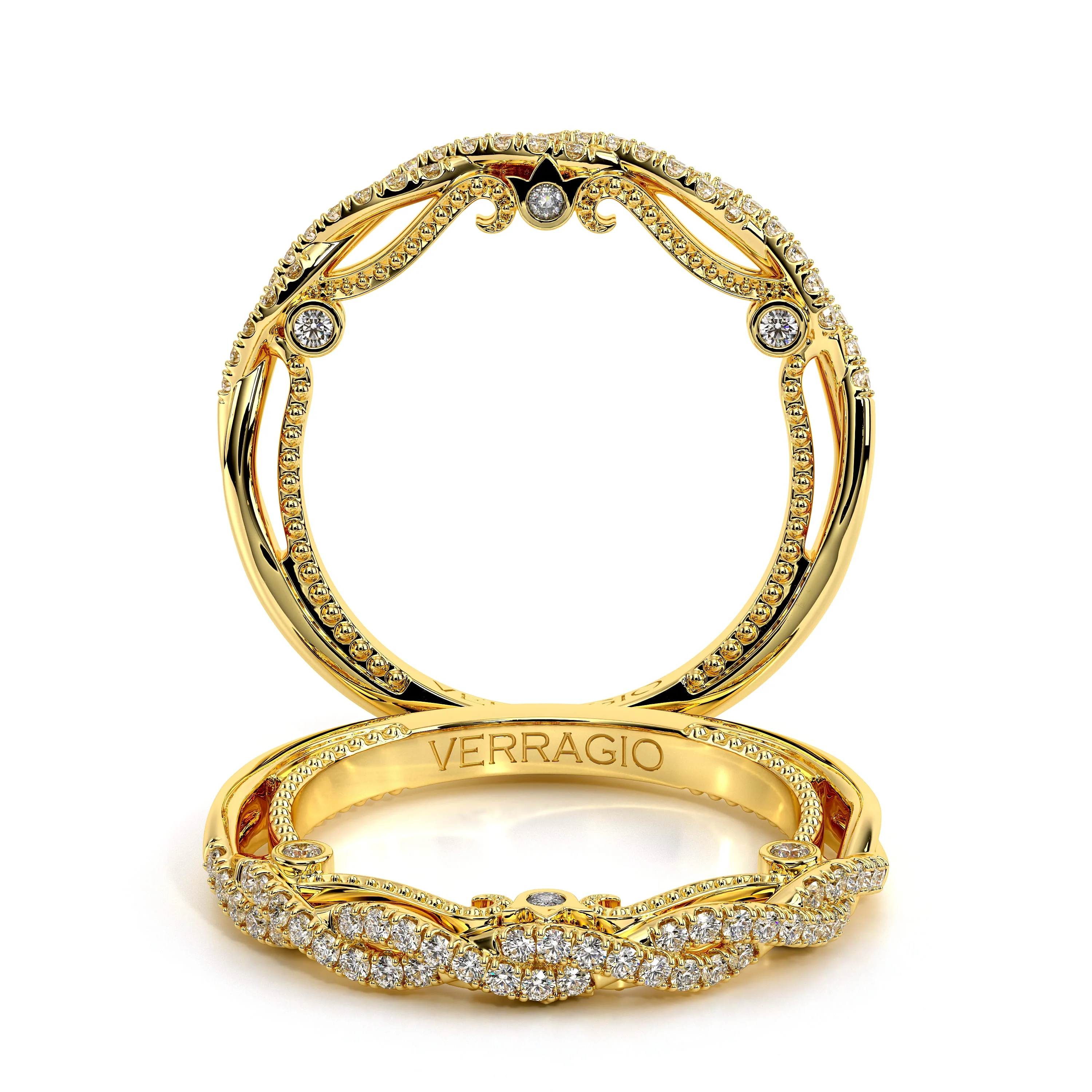 Verragio INSIGNIA 7074W 18k Yellow Gold Round Women's Band