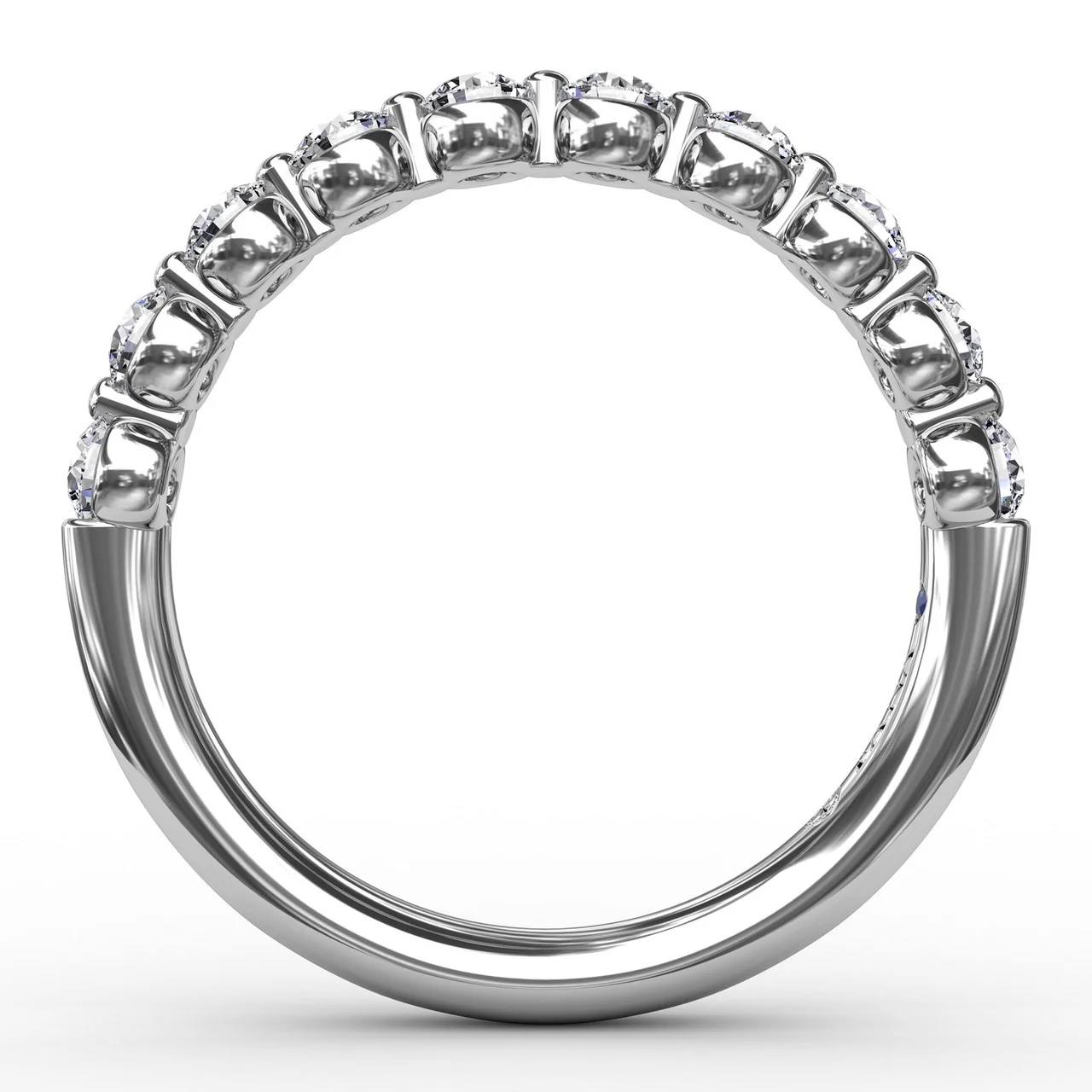 FANA ½ct Single Prong Set Anniversary Band - Image 2