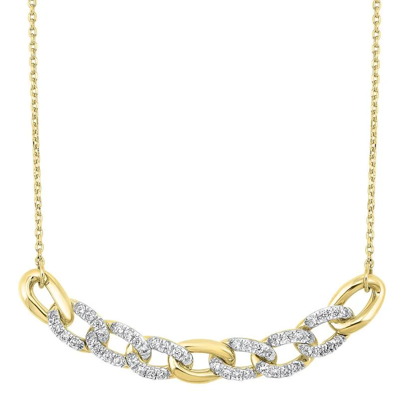 14K Diamond Necklace (0.33 CTW)
