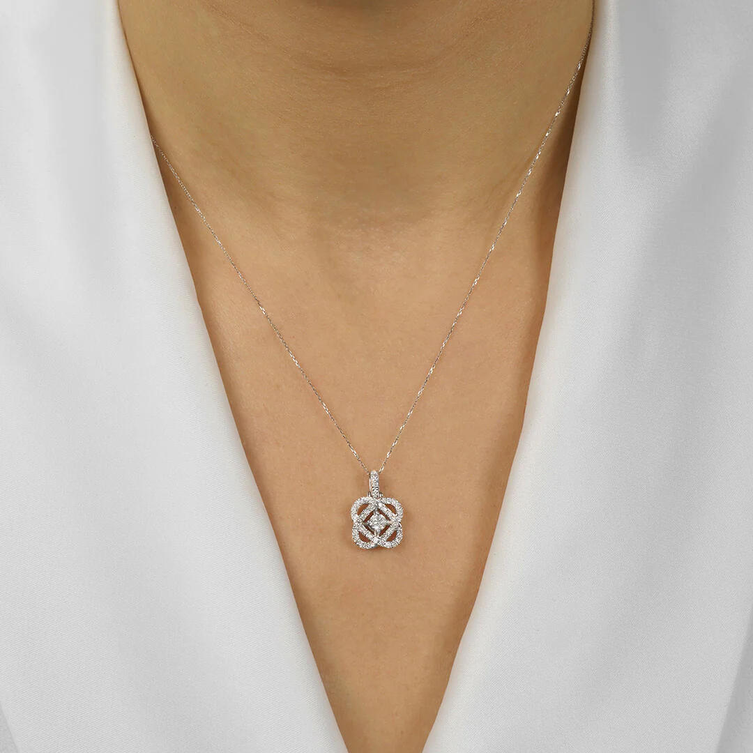 Love's Crossing Diamond Pendant (.50 ctw) - Image 2