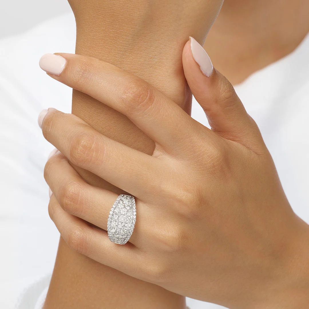 14k White Gold Diamond Fashion Ring 2.24CTW - Image 2