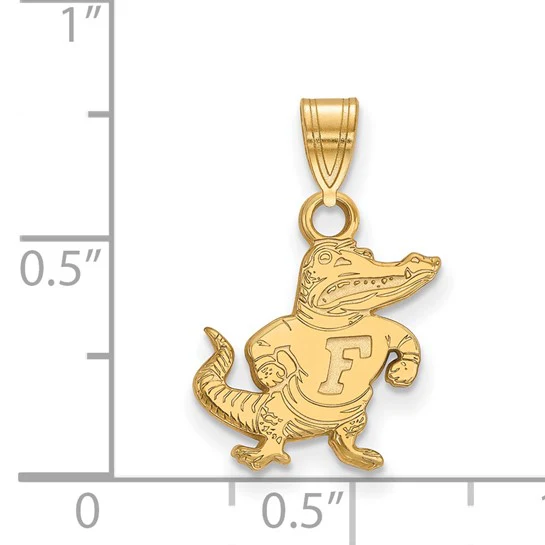 14k Yellow Gold LogoArt University of Florida Gator Small  Pendant - Image 2