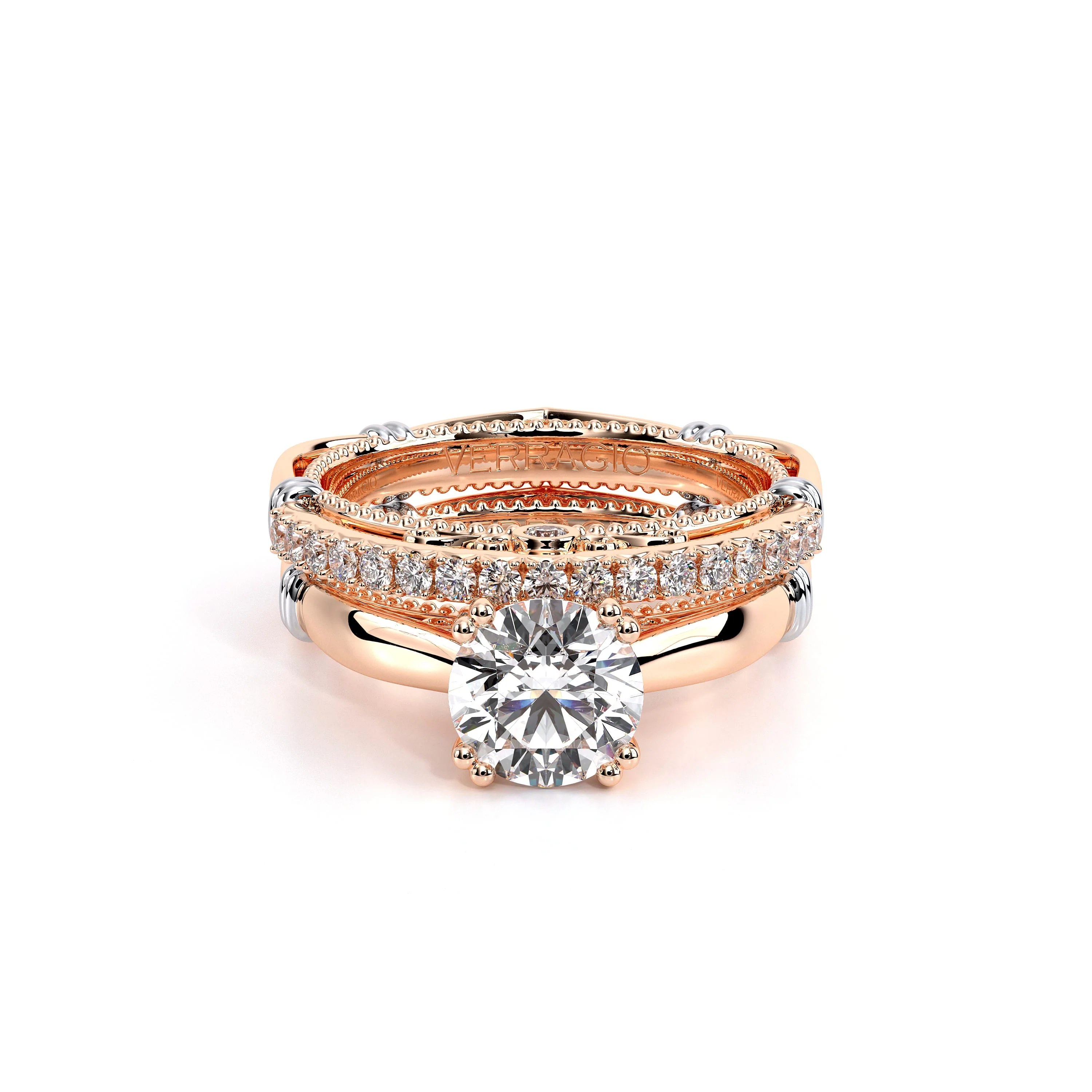 Verragio PARISIAN 120W 18k Rose Gold Women's Band