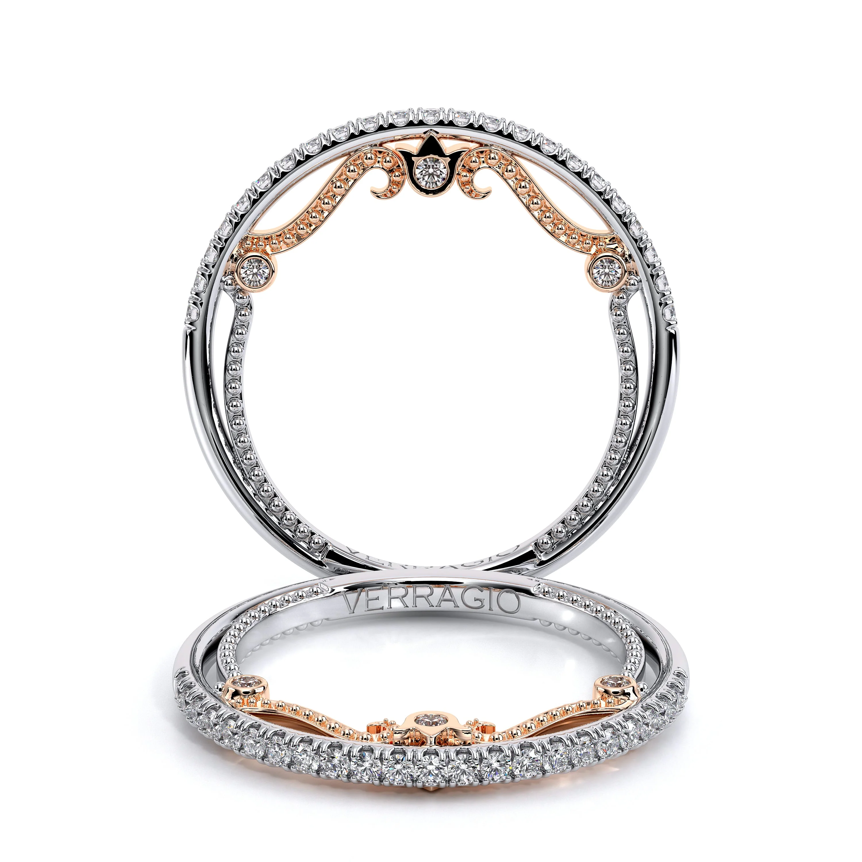 Verragio INSIGNIA 7074WSB 18k Two Tone Women's Band