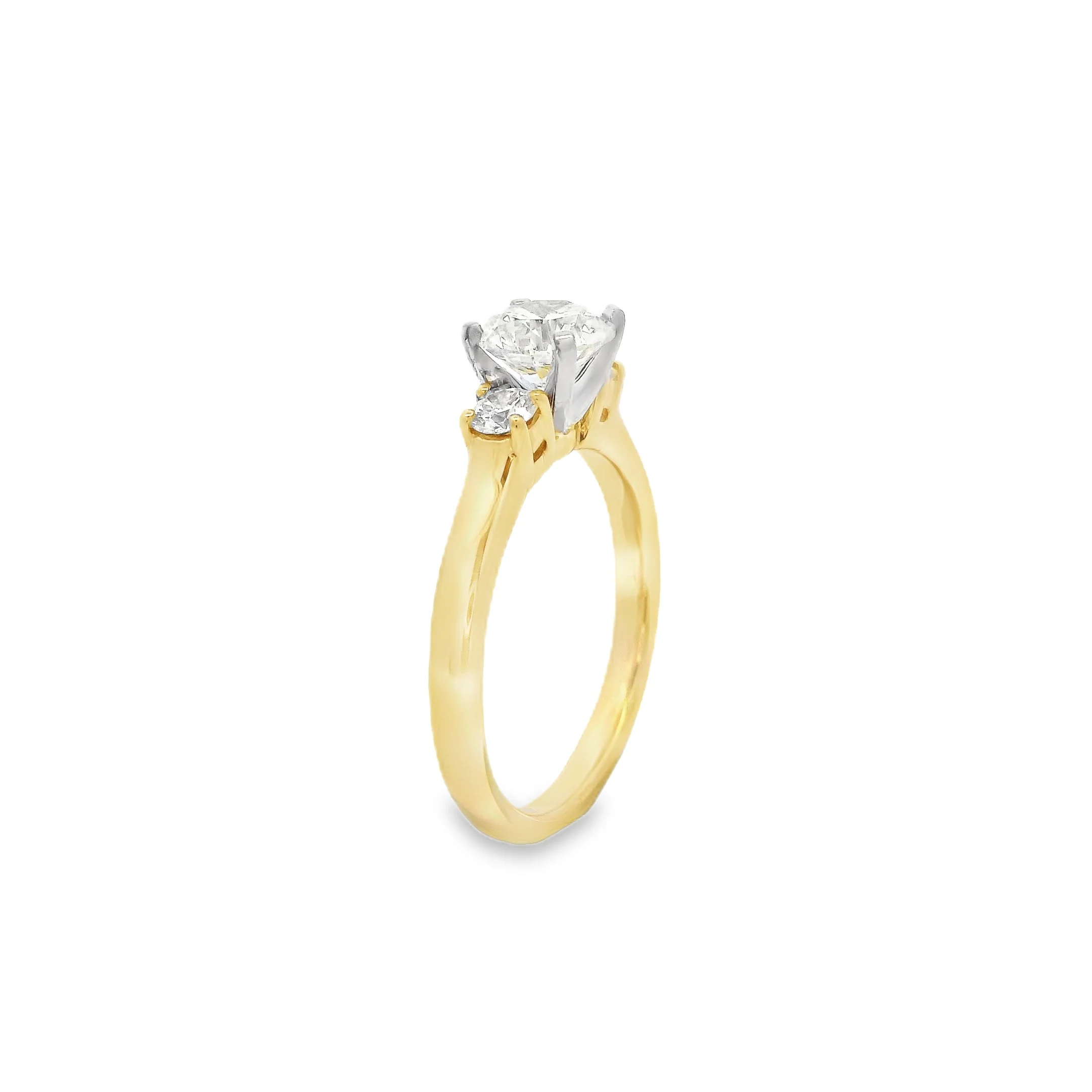3 Stone Semi Diamond Ring - Image 2