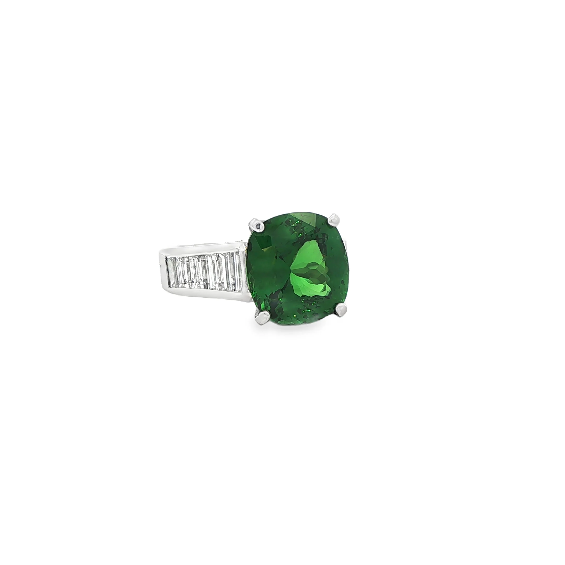 6.48CTW Tsavorite Ring - Image 2