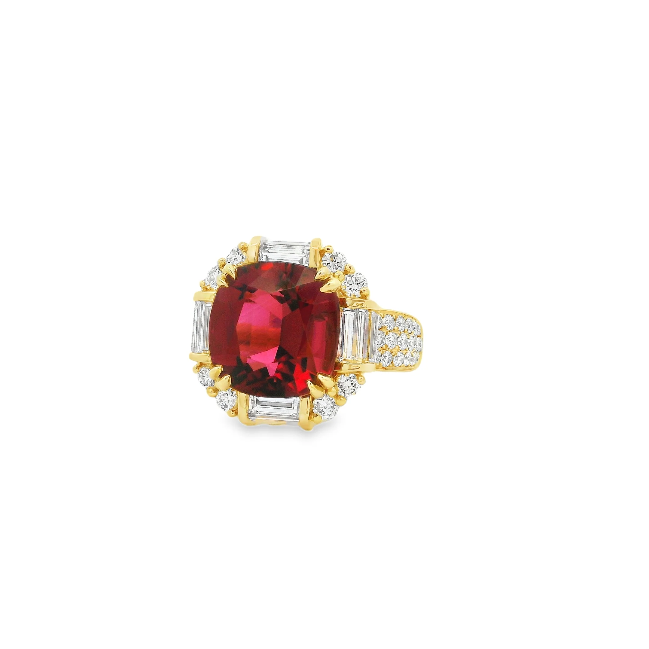 7.23ctw Rubellite Tourmaline Ring - Image 2