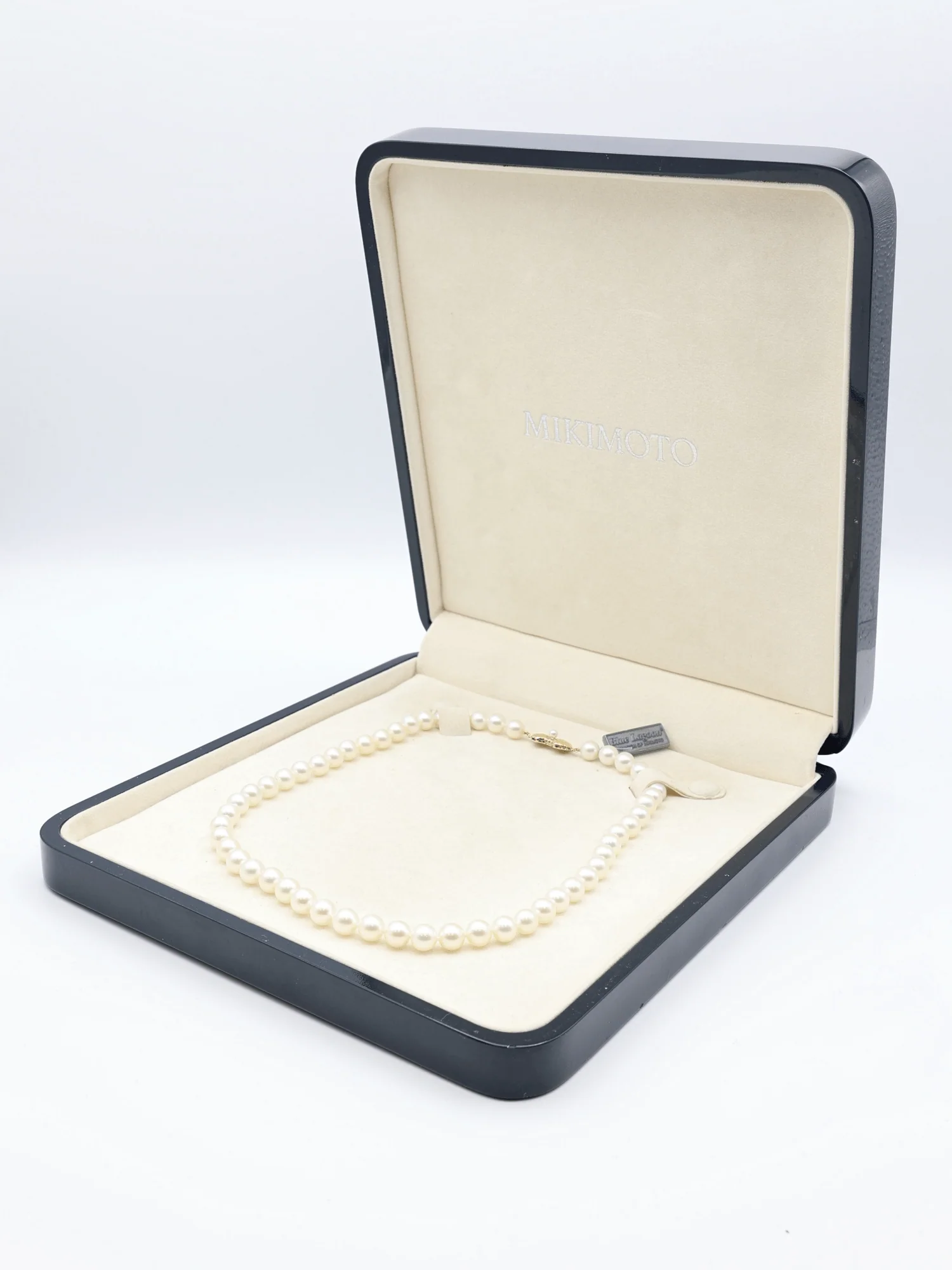 7.5-8mm Blue Lagoon by Mikimoto Pearl Necklace 18'' - Image 2