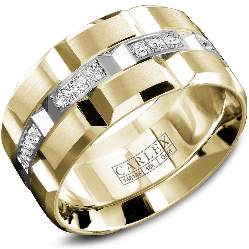 CARLEX G1 Mens Wedding Band WB-9166WY