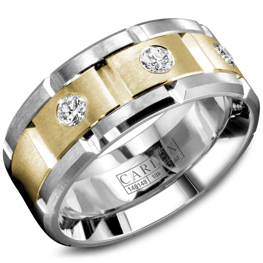 CARLEX G1 Mens Wedding Band WB-9211YW