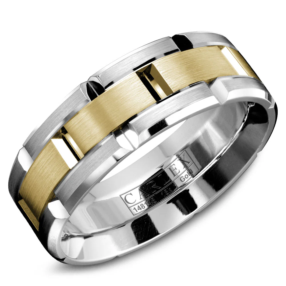 CARLEX G1 Mens Wedding Band WB-9316YW