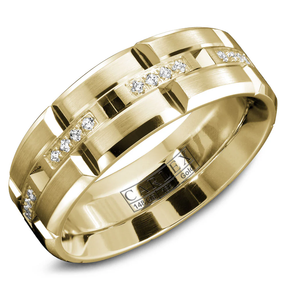 CARLEX G1 Mens Wedding Band WB-9320Y