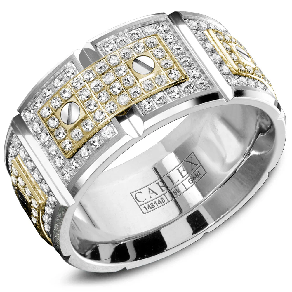 CARLEX G2 Mens Wedding Band WB-9797YW