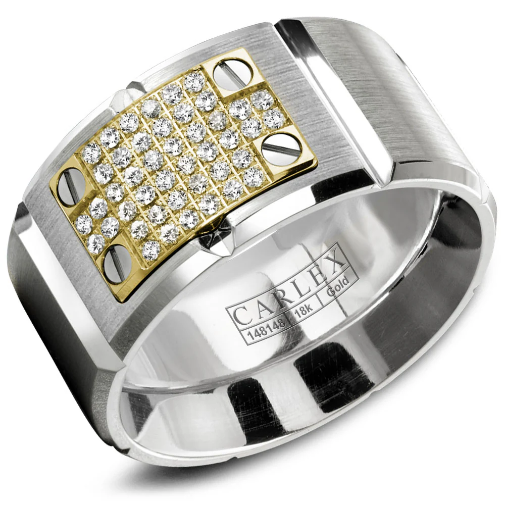 CARLEX G2 Mens Wedding Band WB-9798YW