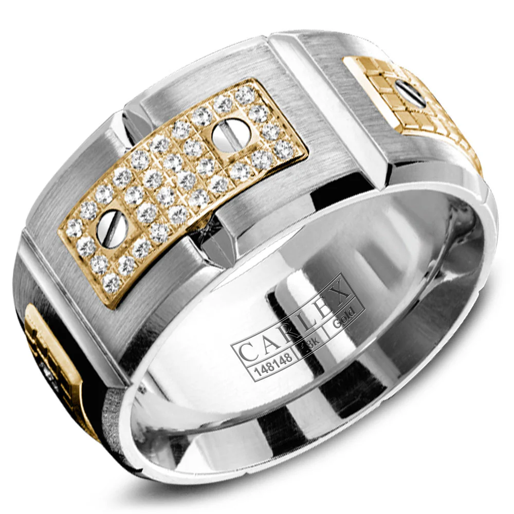 CARLEX G2 Mens Wedding Band WB-9897YW