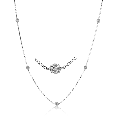 Simon G ch119 Harmonie Necklace in 18k Gold with Diamonds