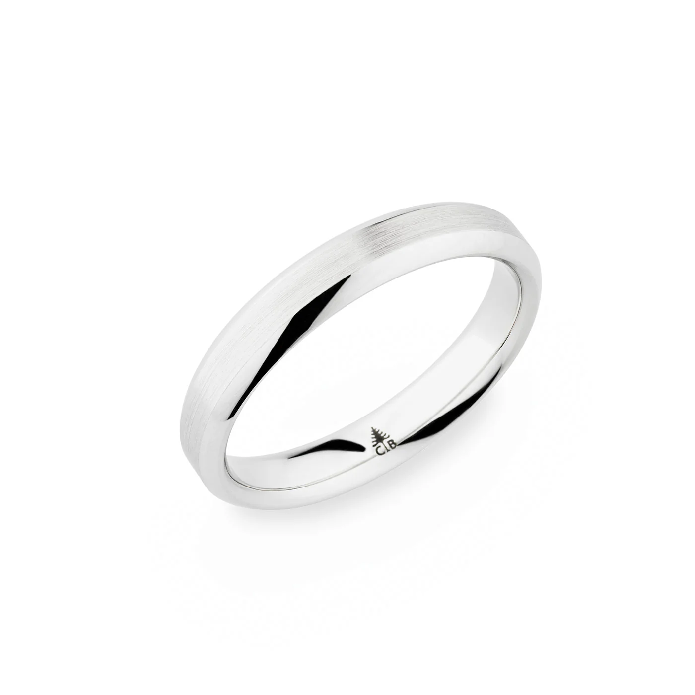 Christian Bauer White Gold Wedding Band 273891