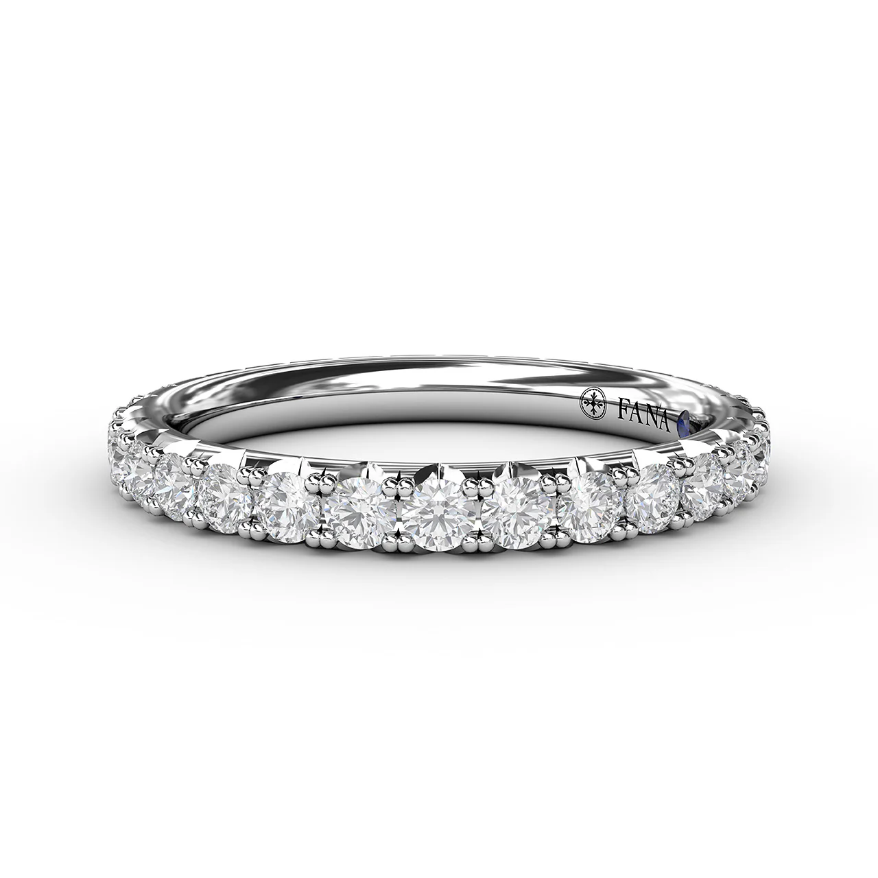 FANA Chunky Pave 1.05CTW Diamond Eternity Band