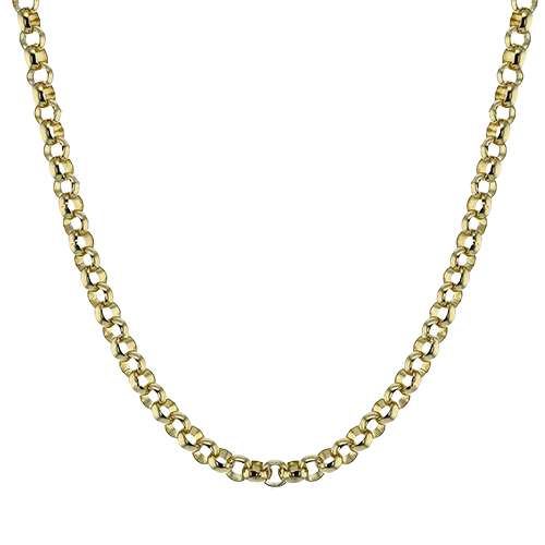 Simon G cn139 Chain Link Necklace in 18k Gold