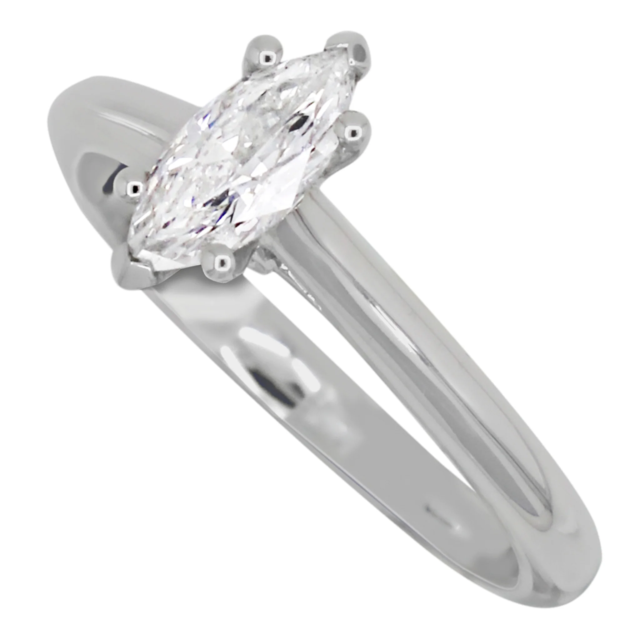 Complete Marquise Engagement Ring - Image 2