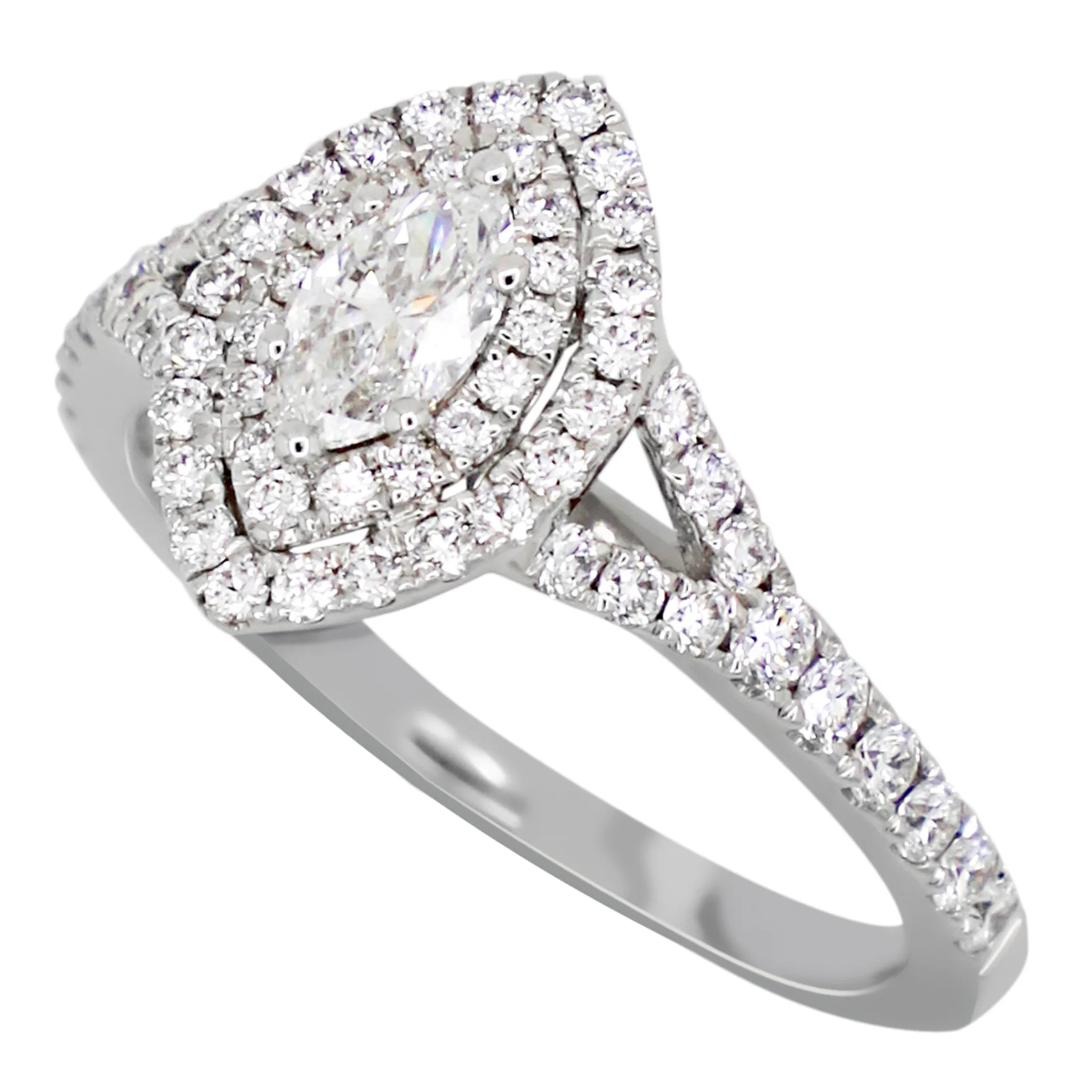 Complete Marquise Engagement Ring - Image 2