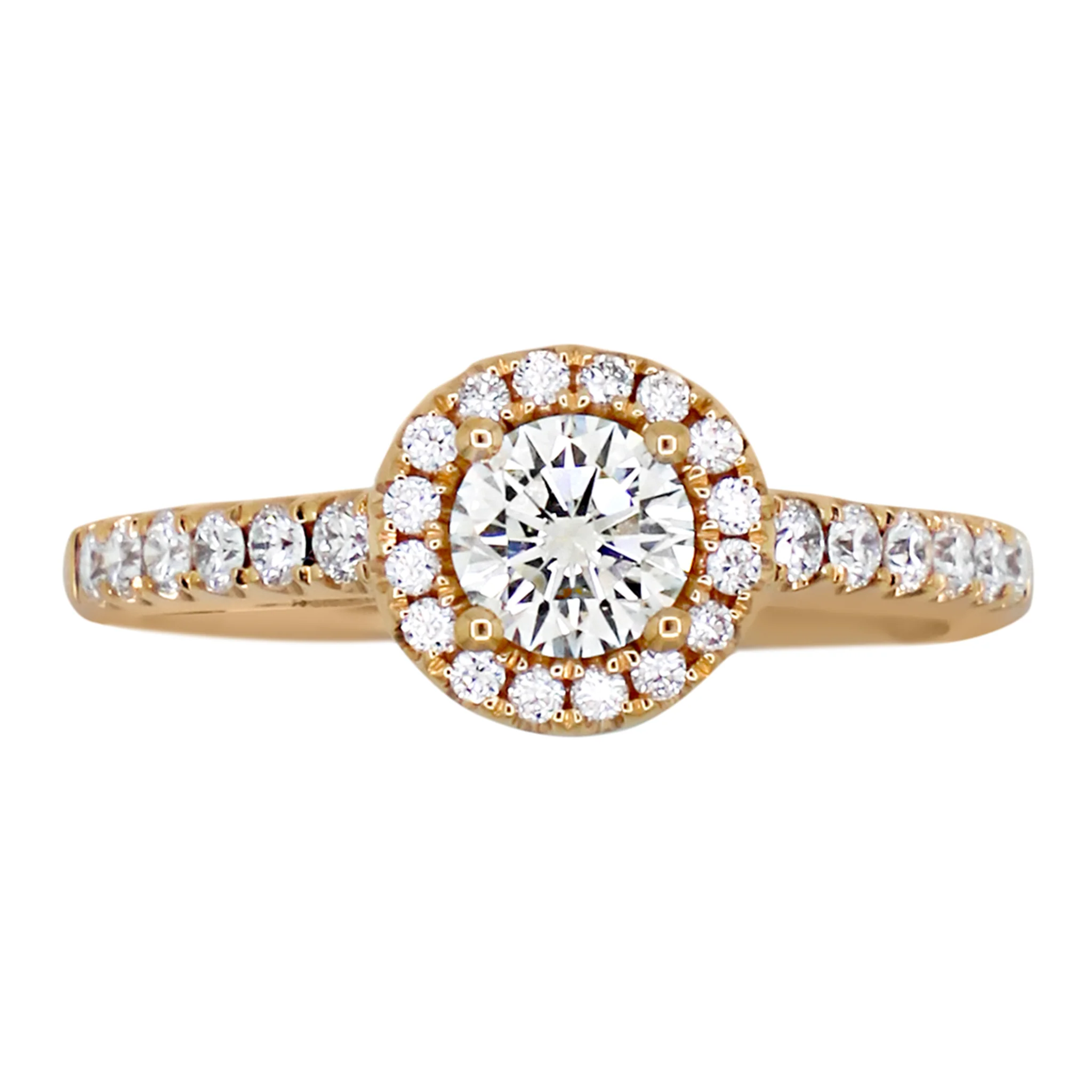 Complete Round Engagement Ring