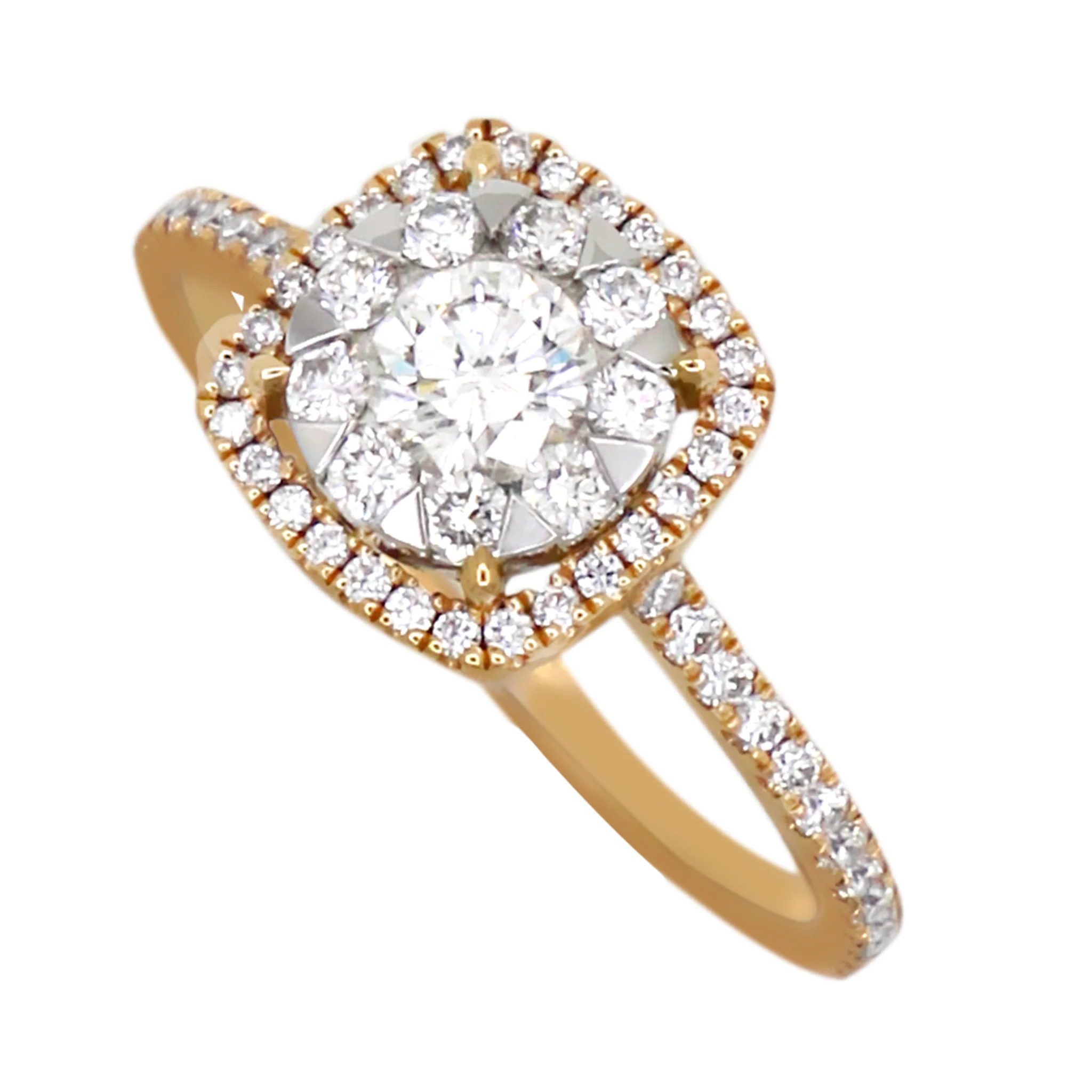 Complete Round Engagement Ring - Image 2