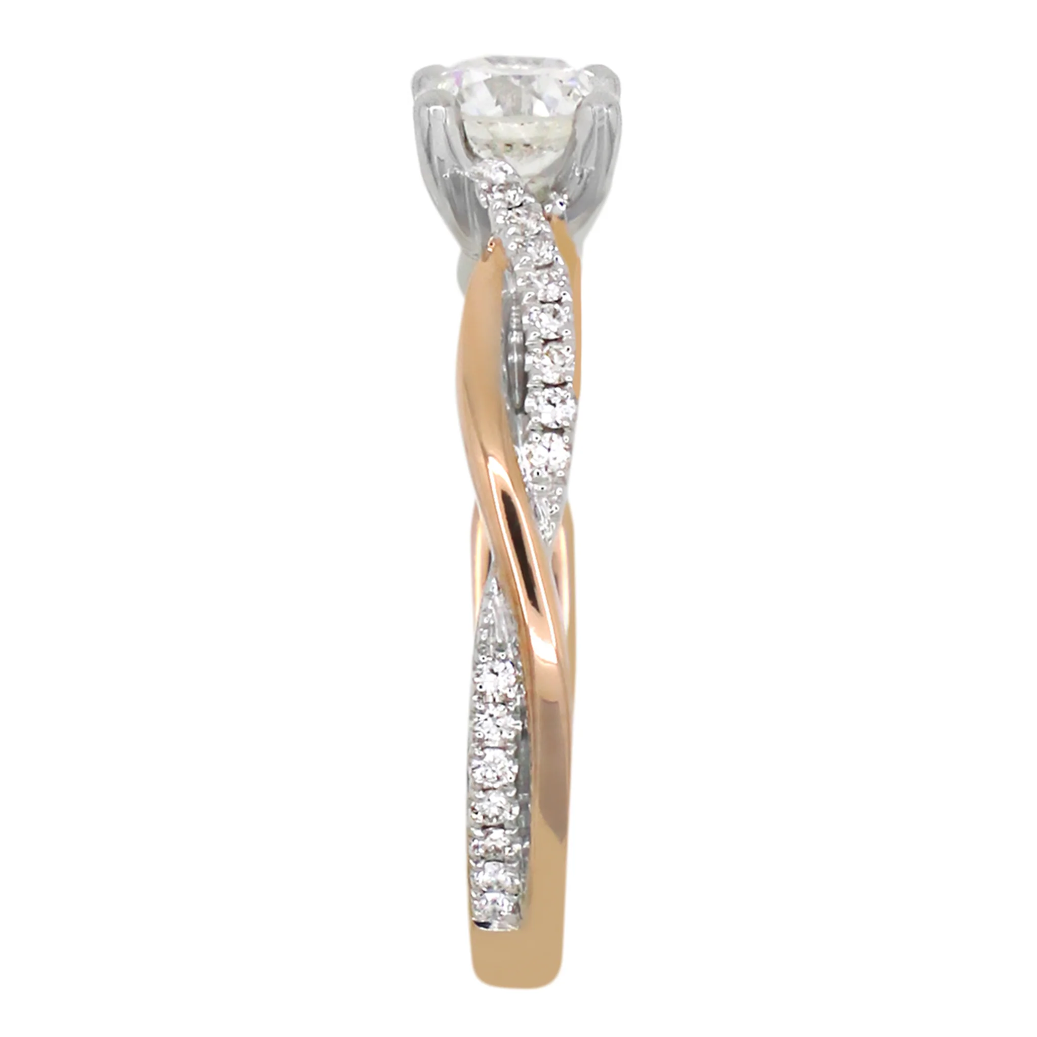 Complete Round Engagement Ring - Image 4
