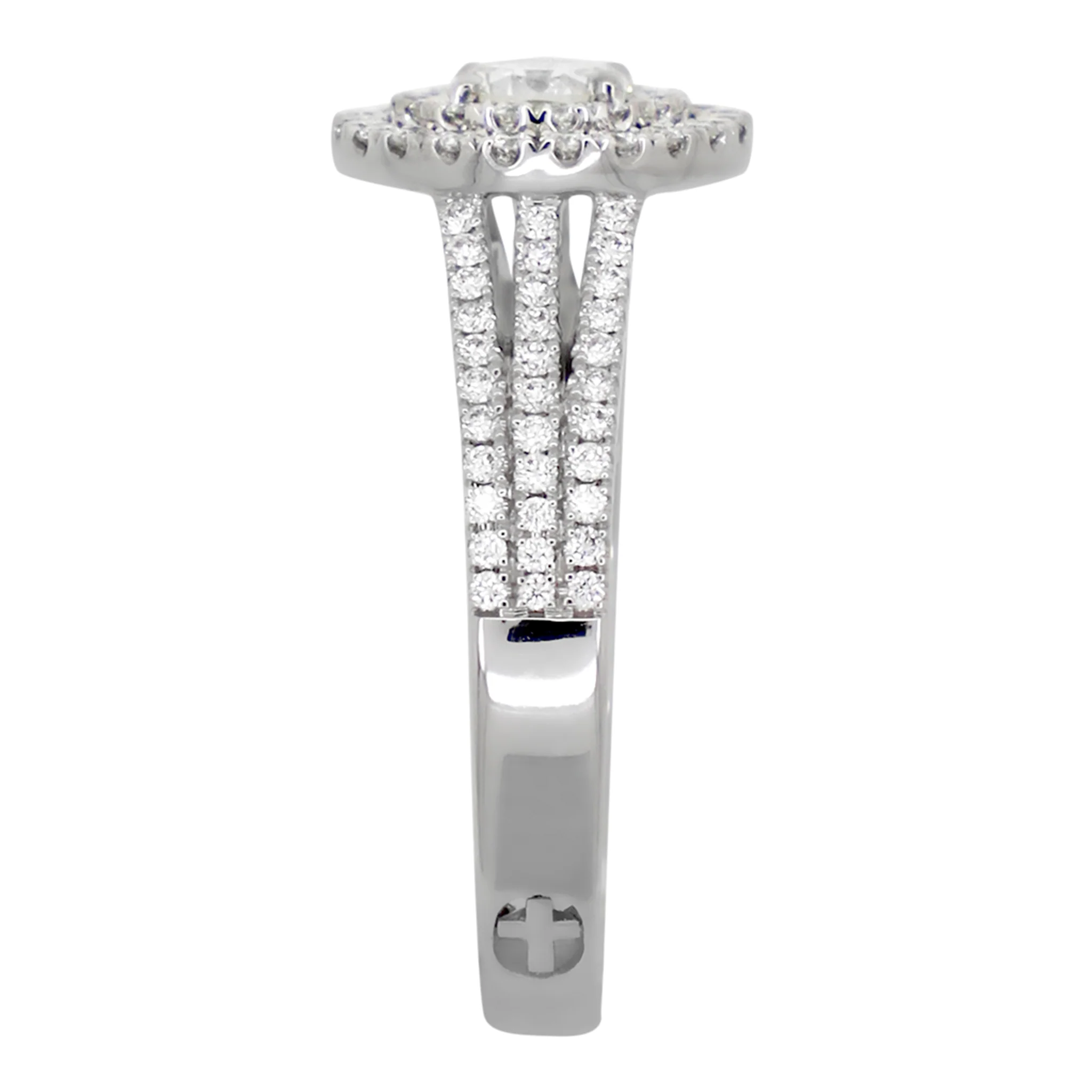 Complete Round Engagement Ring - Image 3