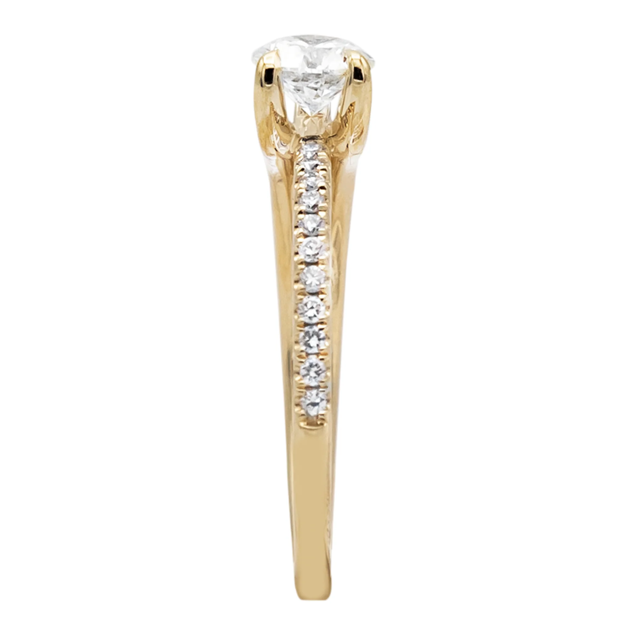 Complete Round Engagement Ring - Image 4