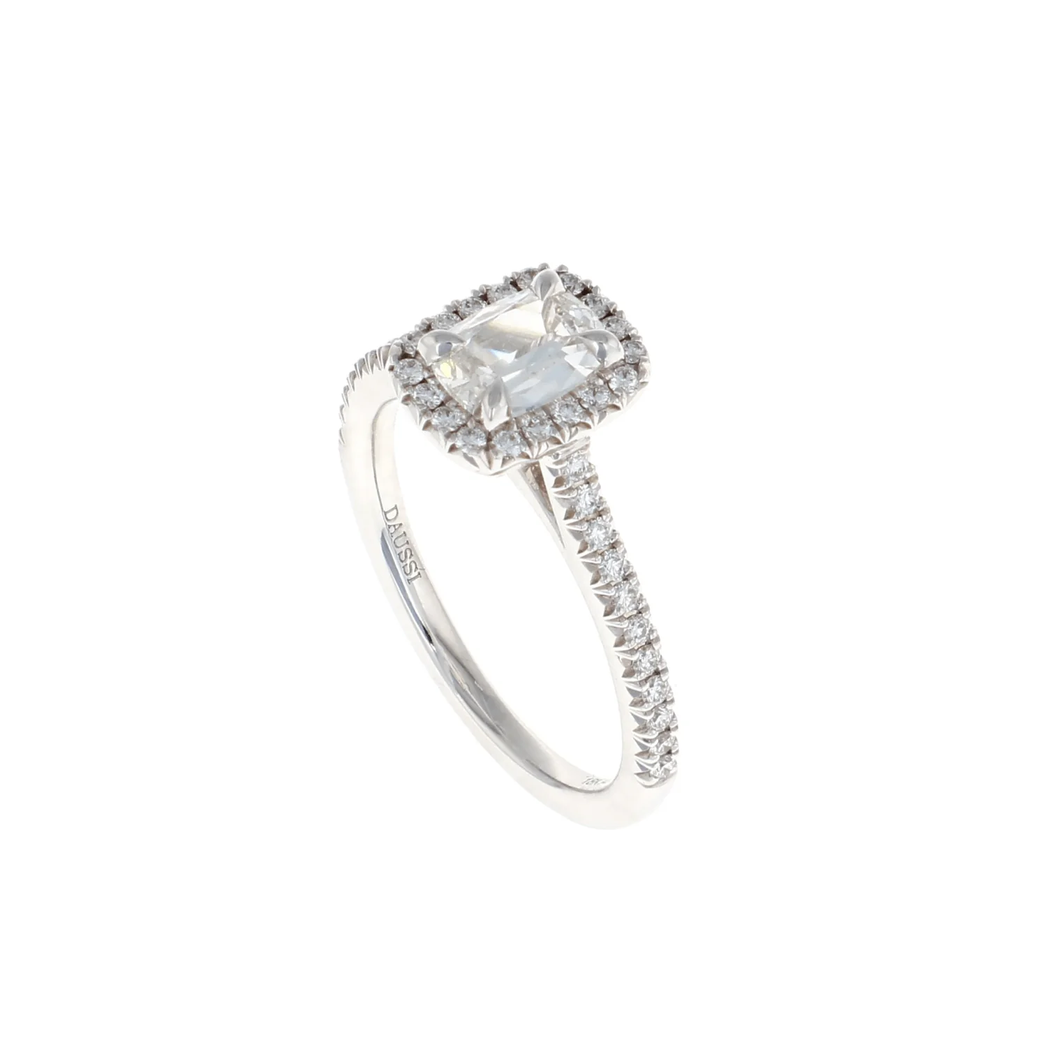 Cushion Halo Complete Engagement Ring (1.00CTW) - Image 2