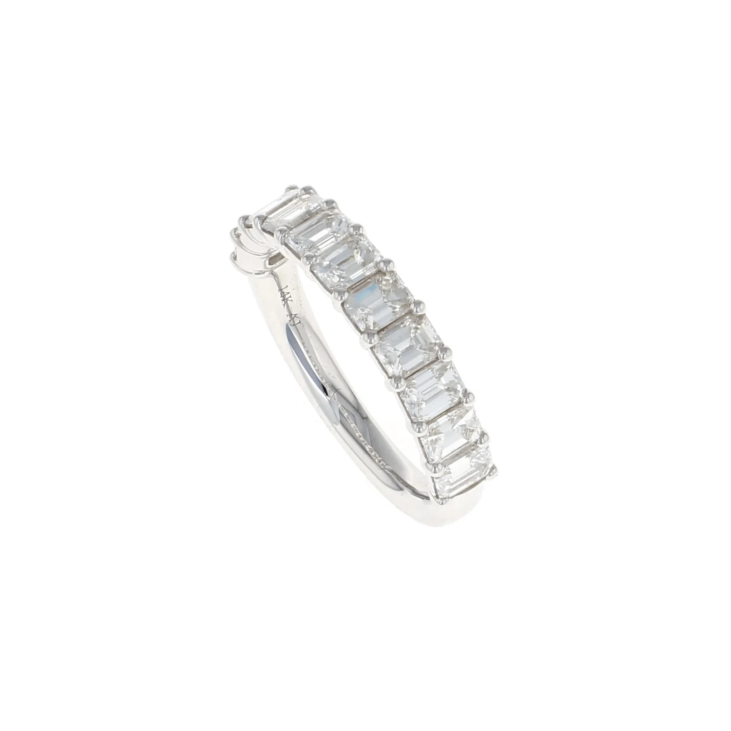 Emerald Cut Buttercup Diamond Band (2.30CTW) - Image 2