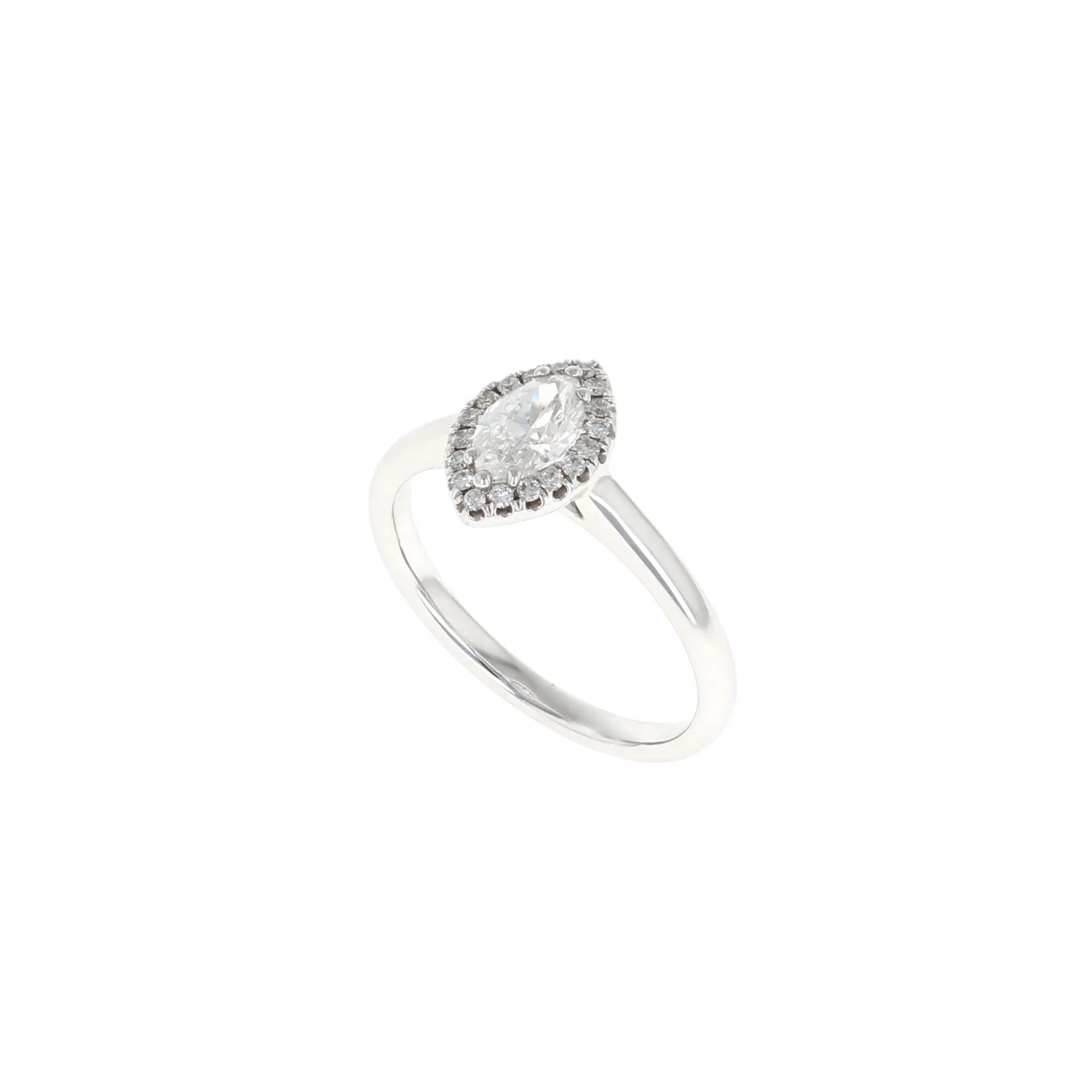 Marquise Halo Complete Engagement Ring (0.62CTW) - Image 2