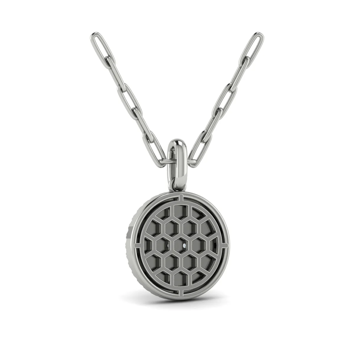 Vlora Amuleta 14K Center Star Diamonds and Bezel Pendant Necklace (0.22CTW) - Image 5