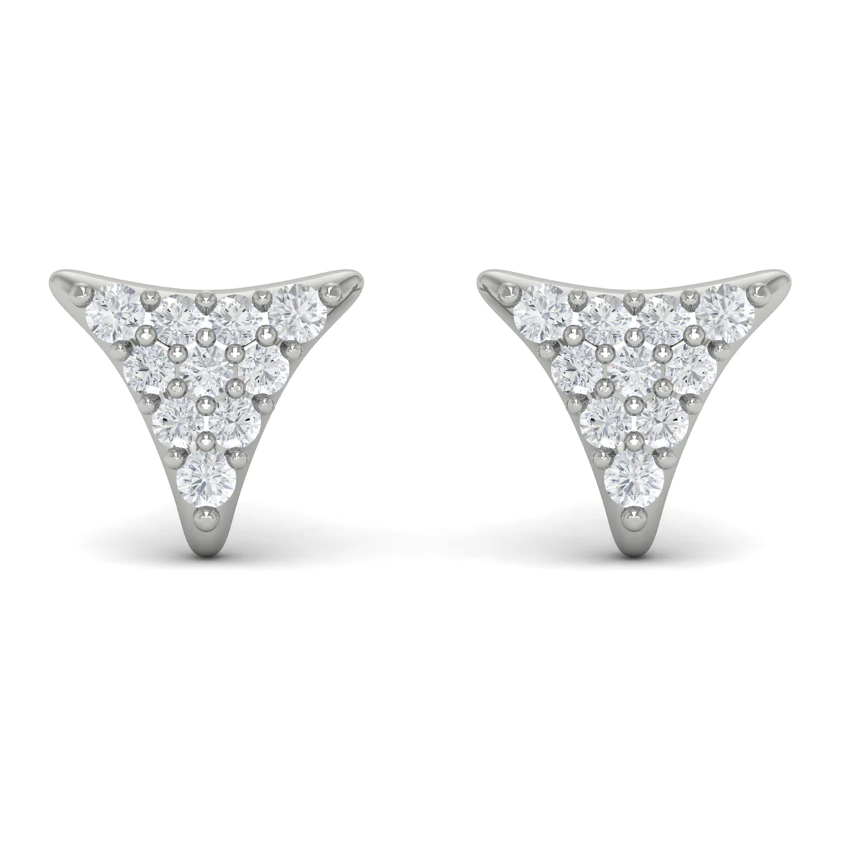 Vlora Miravel 14K Diamond Trinity Stud Earrings (0.3CTW) - Image 4