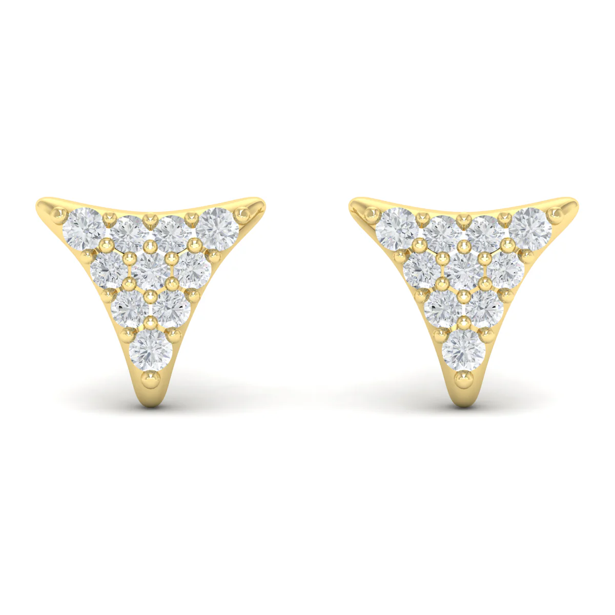 Vlora Miravel 14K Diamond Trinity Stud Earrings (0.3CTW) - Image 7