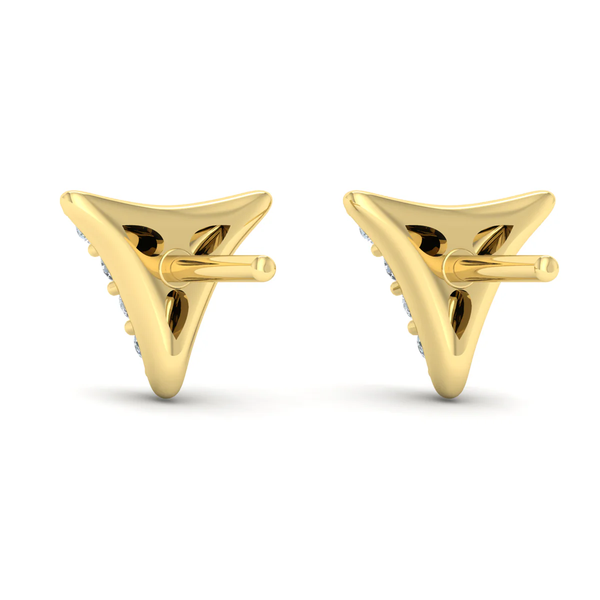 Vlora Miravel 14K Diamond Trinity Stud Earrings (0.3CTW) - Image 8