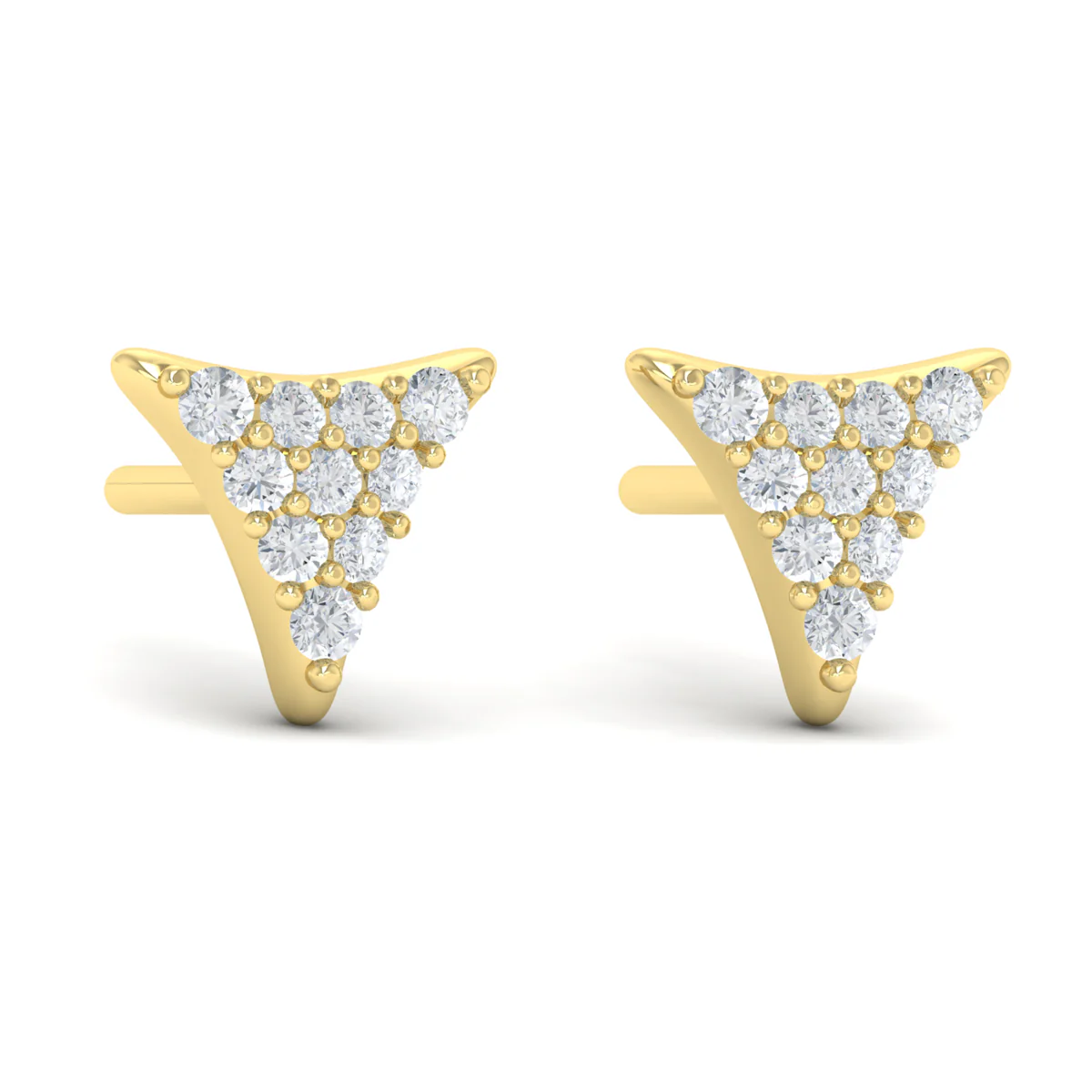 Vlora Miravel 14K Diamond Trinity Stud Earrings (0.3CTW) - Image 9