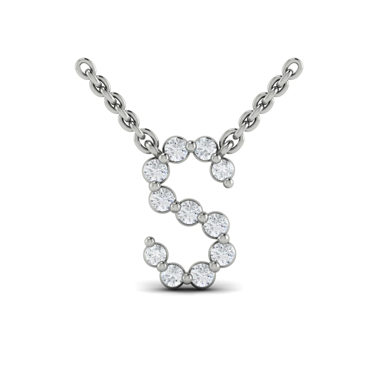 Vlora Amuleta 14K Diamond Initial Pendant Necklace (Approximately 0.2CTW) - Image 21