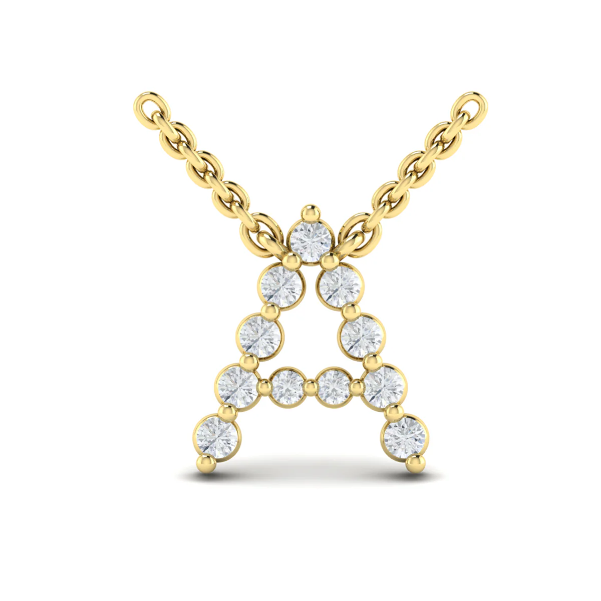 Vlora Amuleta 14K Diamond Initial Pendant Necklace (Approximately 0.2CTW) - Image 30
