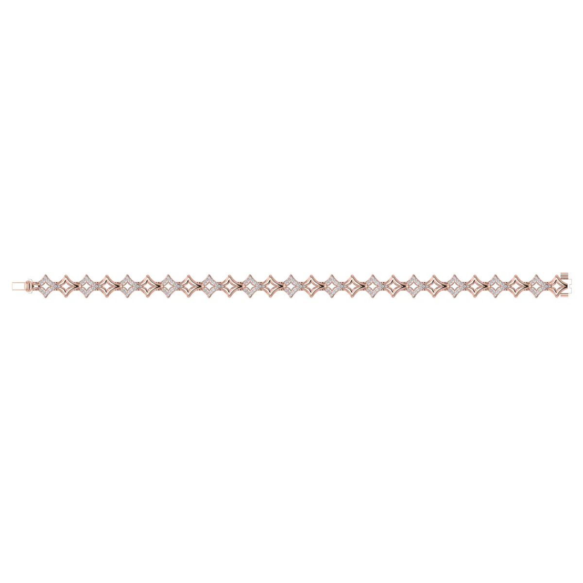 Vlora Estrella 14K Open Vlora Star Bracelet with Diamonds (0.73CTW) - Image 2