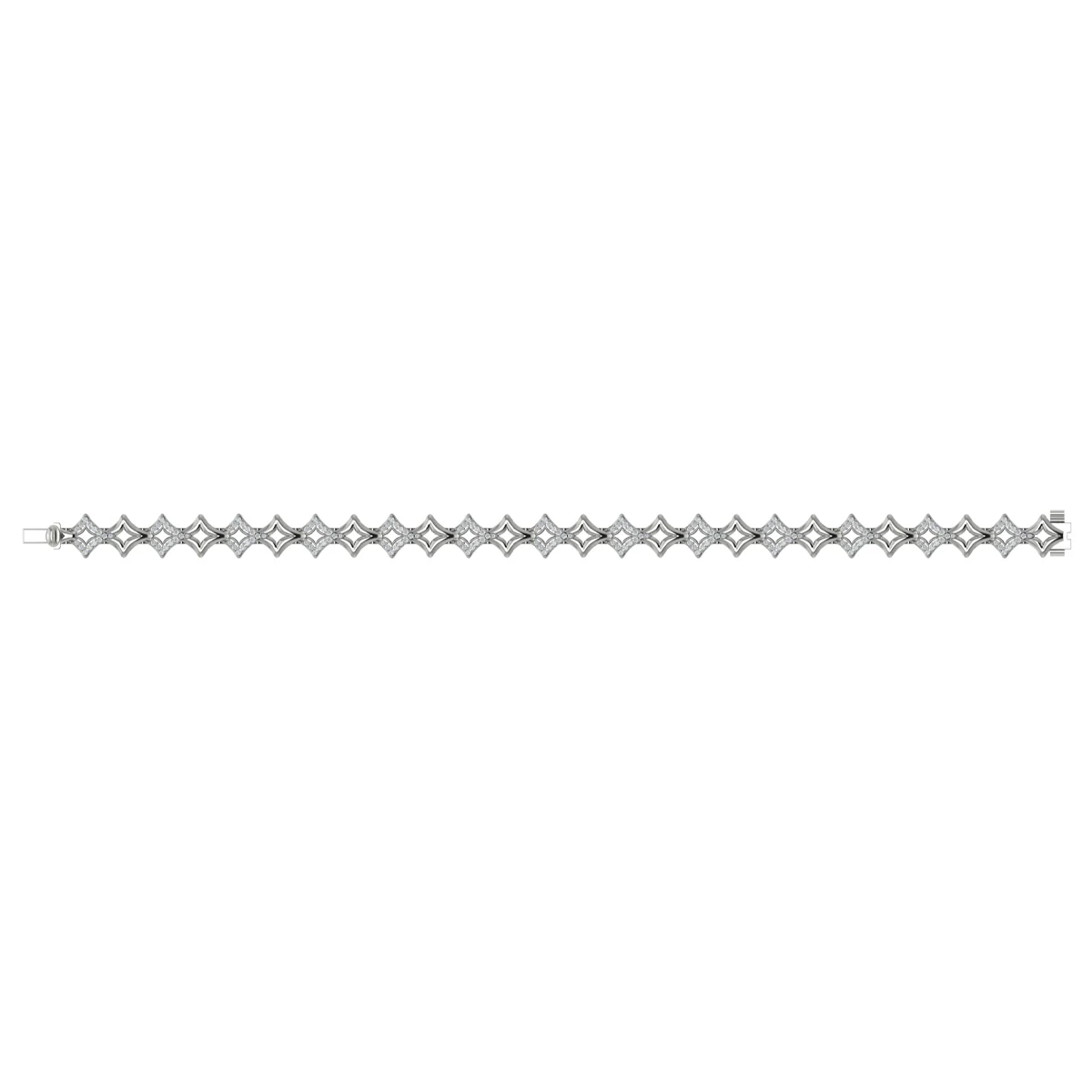 Vlora Estrella 14K Open Vlora Star Bracelet with Diamonds (0.73CTW) - Image 4