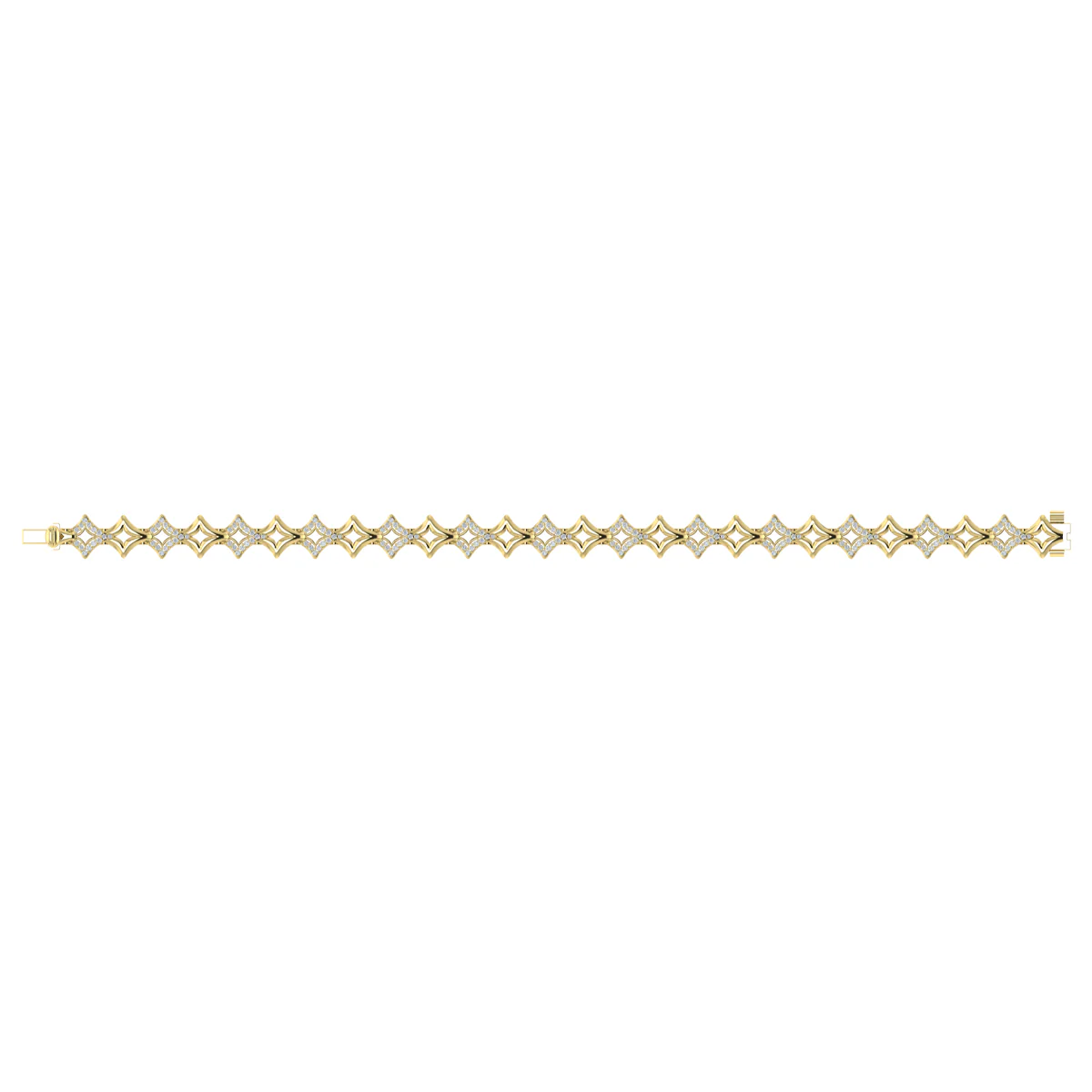 Vlora Estrella 14K Open Vlora Star Bracelet with Diamonds (0.73CTW) - Image 6