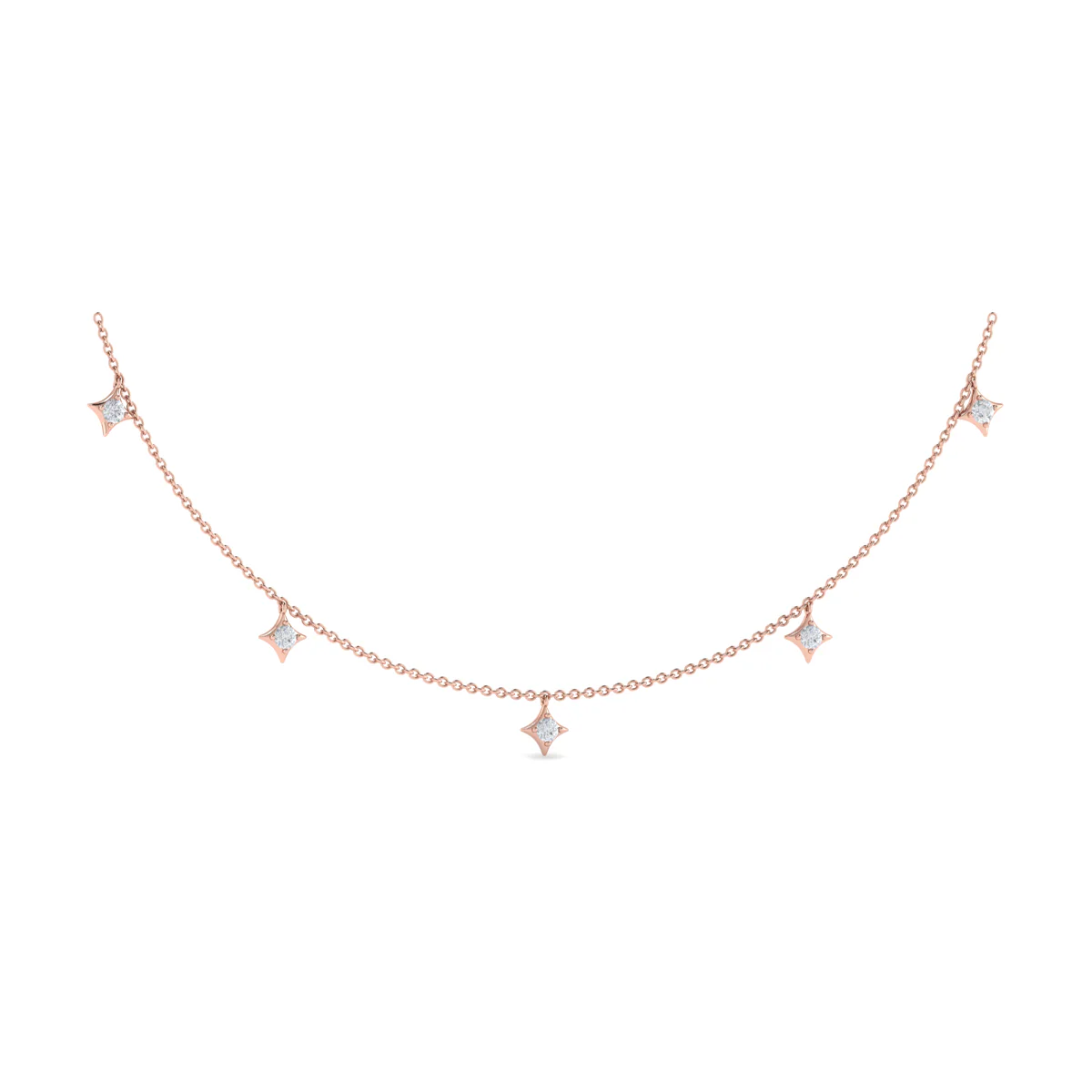 Vlora Estrella 14K Multi Diamond Vlora Star Tassel Necklace (0.65CTW) - Image 2