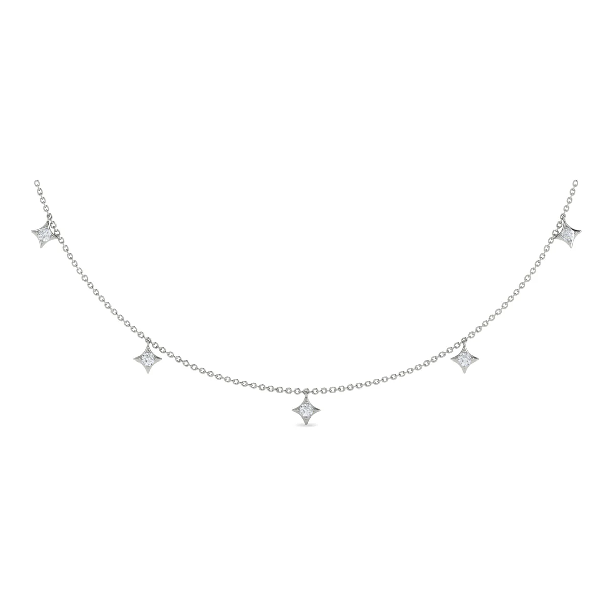 Vlora Estrella 14K Multi Diamond Vlora Star Tassel Necklace (0.65CTW) - Image 3