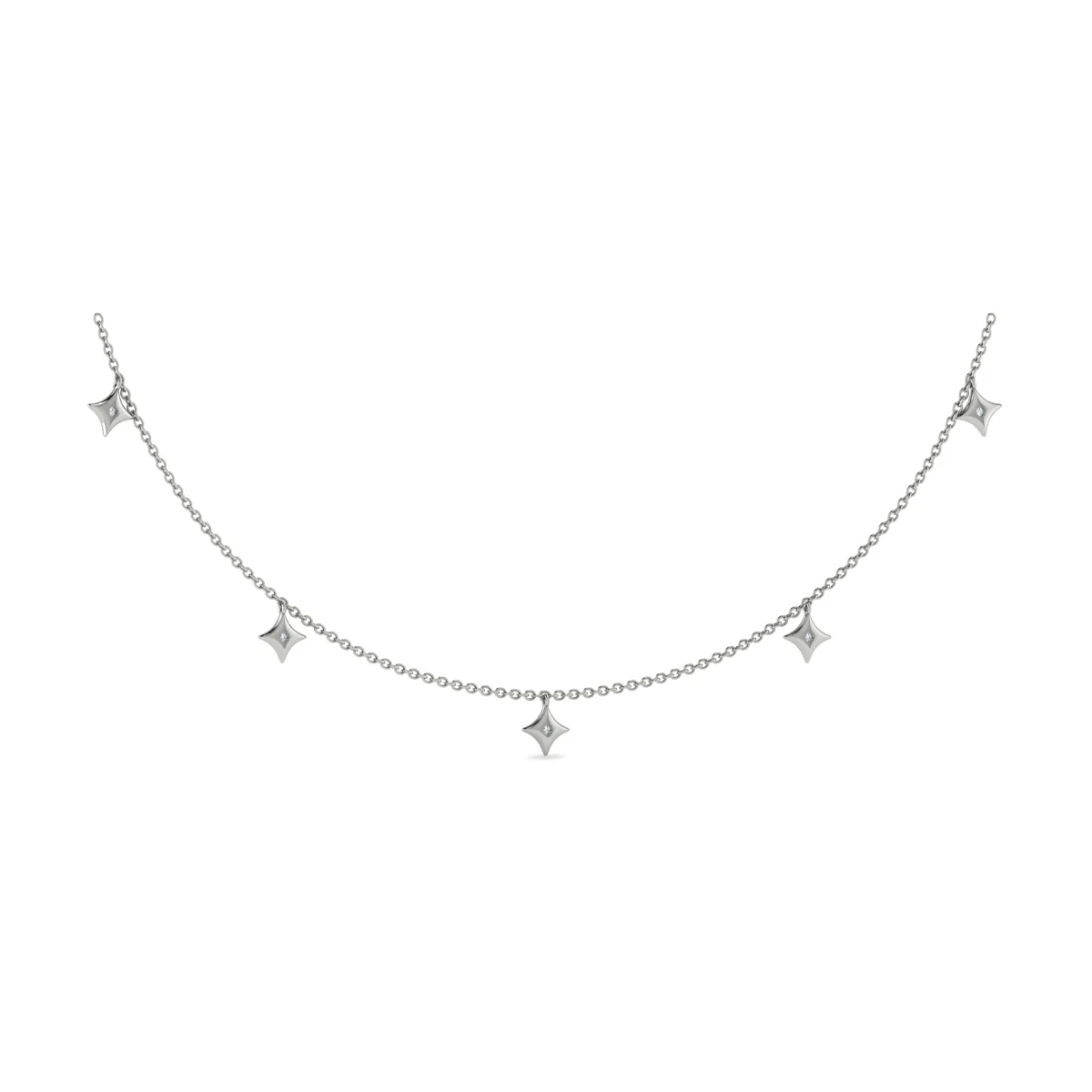 Vlora Estrella 14K Multi Diamond Vlora Star Tassel Necklace (0.65CTW) - Image 4