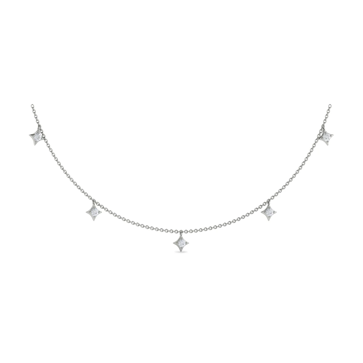 Vlora Estrella 14K Multi Diamond Vlora Star Tassel Necklace (0.65CTW) - Image 5