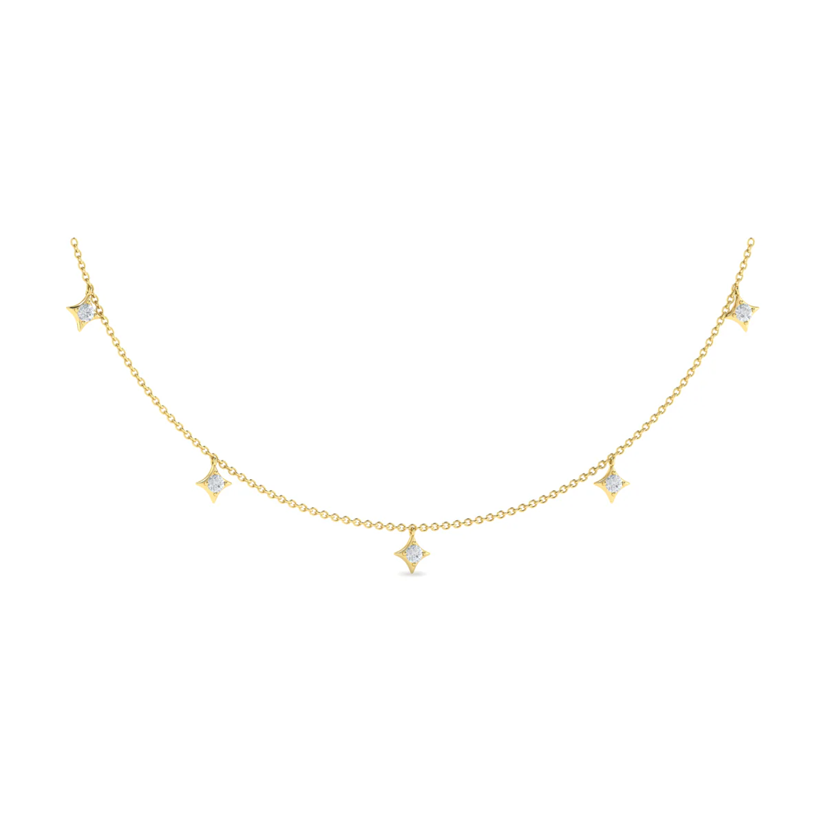 Vlora Estrella 14K Multi Diamond Vlora Star Tassel Necklace (0.65CTW) - Image 8